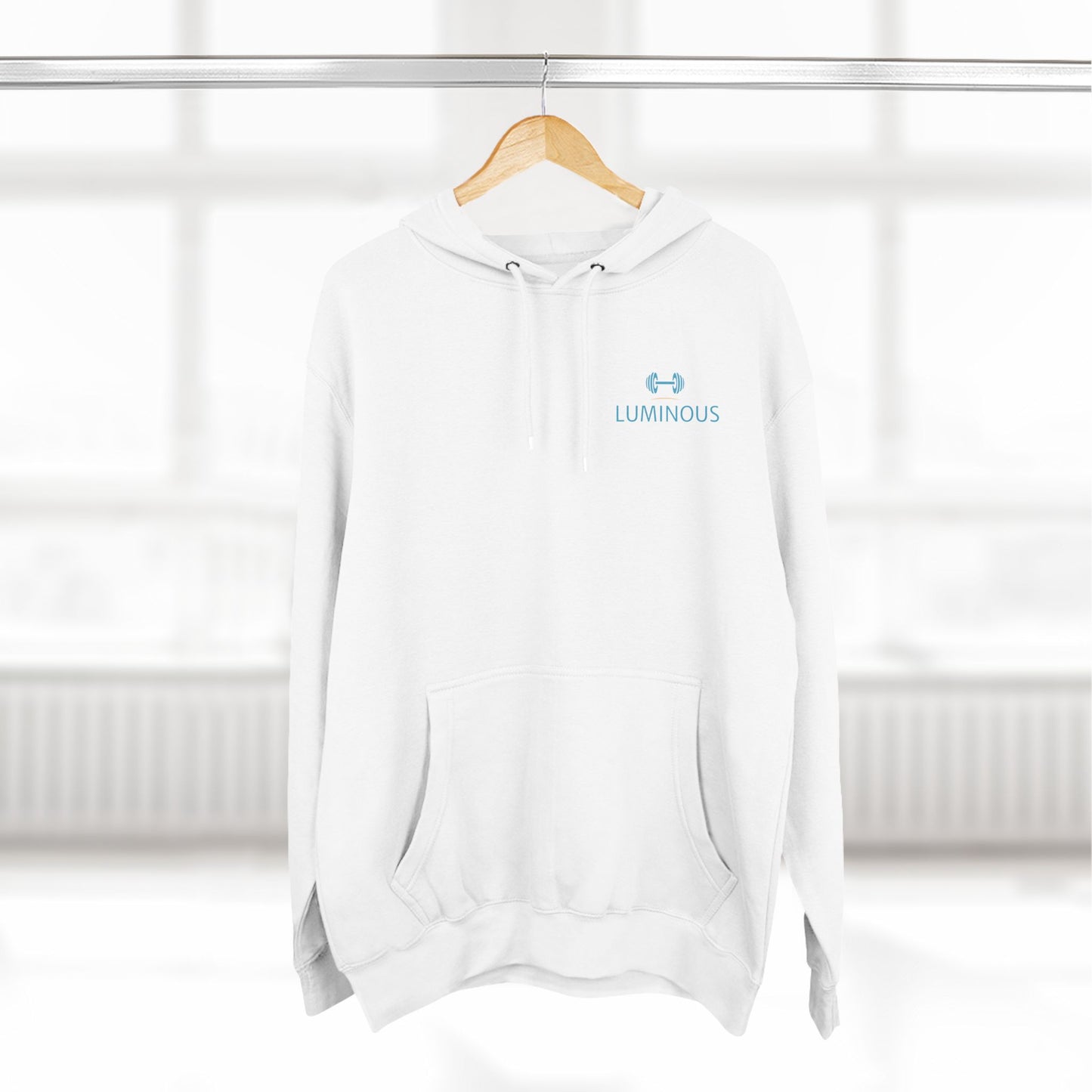 Luminous Fitness Hoodie - 'Time to gooooo!' - Perfect for Gym Enthusiasts